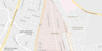 Χάρτης της Sacomã Σάο Πάολο