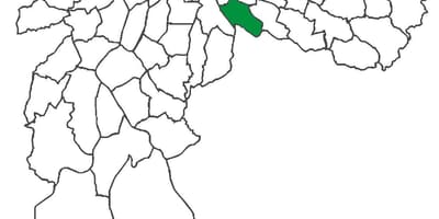 Χάρτης της Vila Πρθδεντε περιοχή