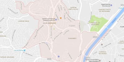 Χάρτης της Vila Andrade Σάο Πάολο