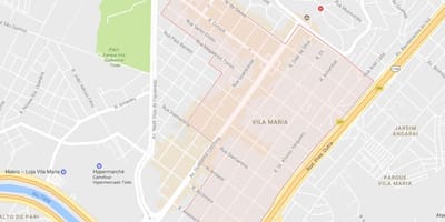 Χάρτης της Vila Maria, São Paulo