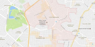 Χάρτης της Vila Mariana Σάο Πάολο