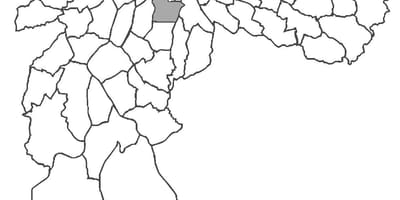 Χάρτης της Vila Mariana περιοχή
